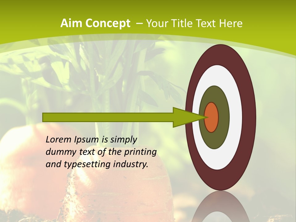 Crop Idyll Garden PowerPoint Template