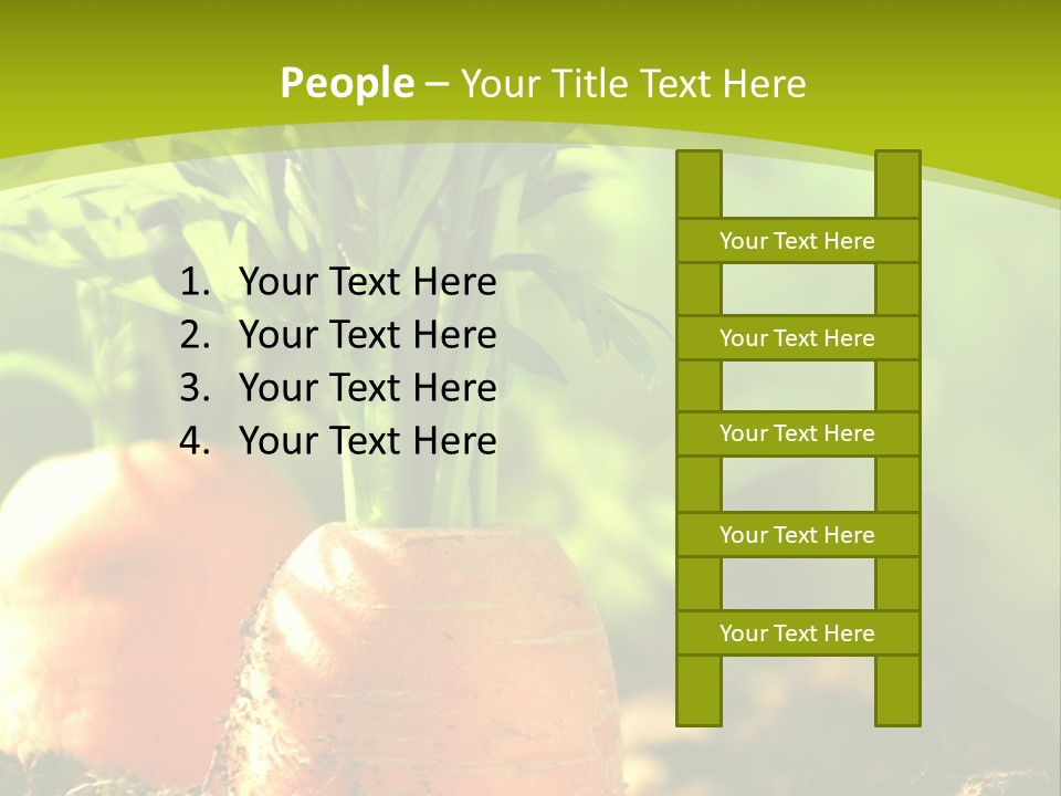 Crop Idyll Garden PowerPoint Template