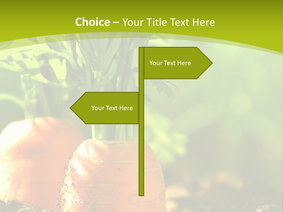 Crop Idyll Garden PowerPoint Template