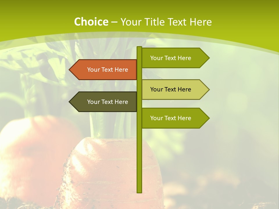 Crop Idyll Garden PowerPoint Template