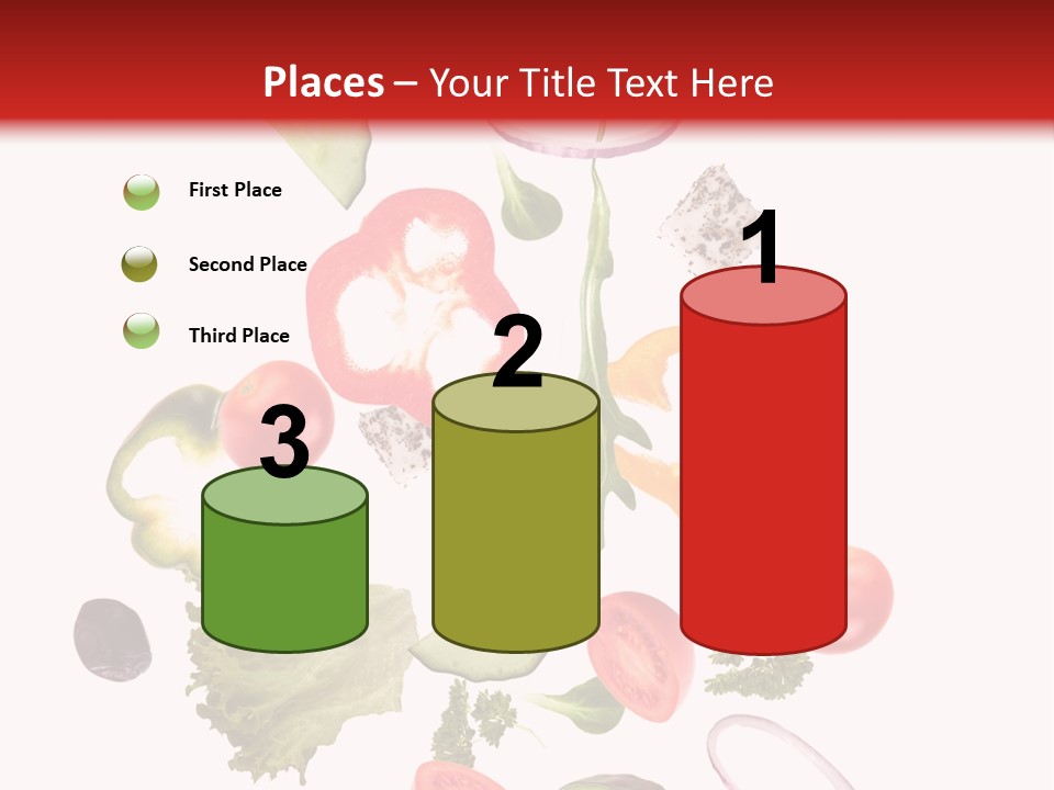 Healthy Fresh Menu PowerPoint Template