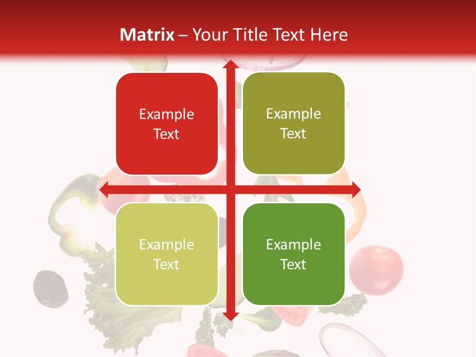 Healthy Fresh Menu PowerPoint Template