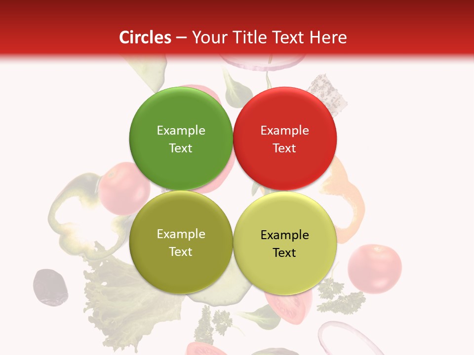 Healthy Fresh Menu PowerPoint Template