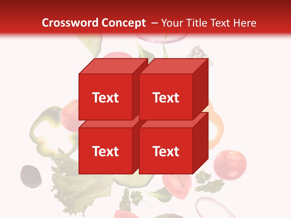 Healthy Fresh Menu PowerPoint Template