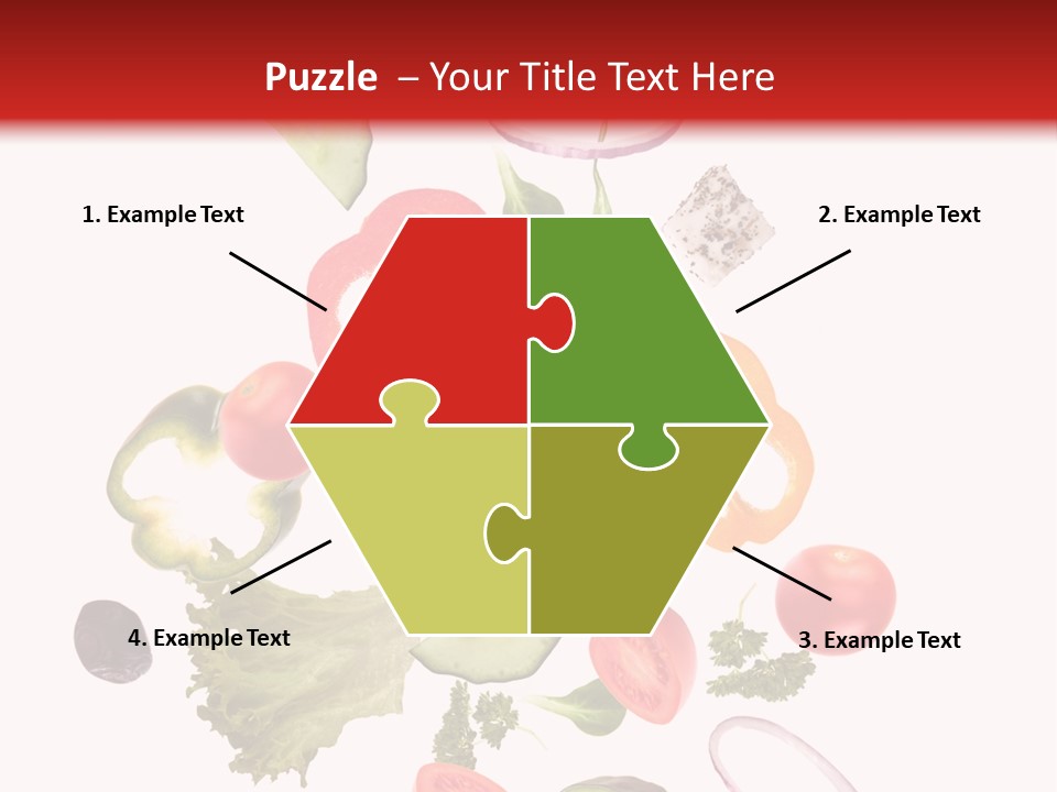 Healthy Fresh Menu PowerPoint Template