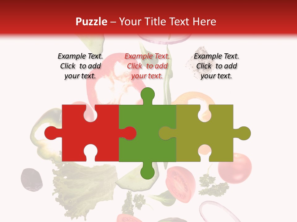 Healthy Fresh Menu PowerPoint Template