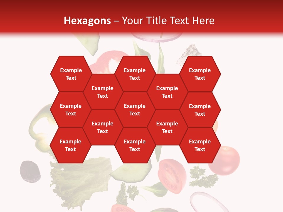 Healthy Fresh Menu PowerPoint Template