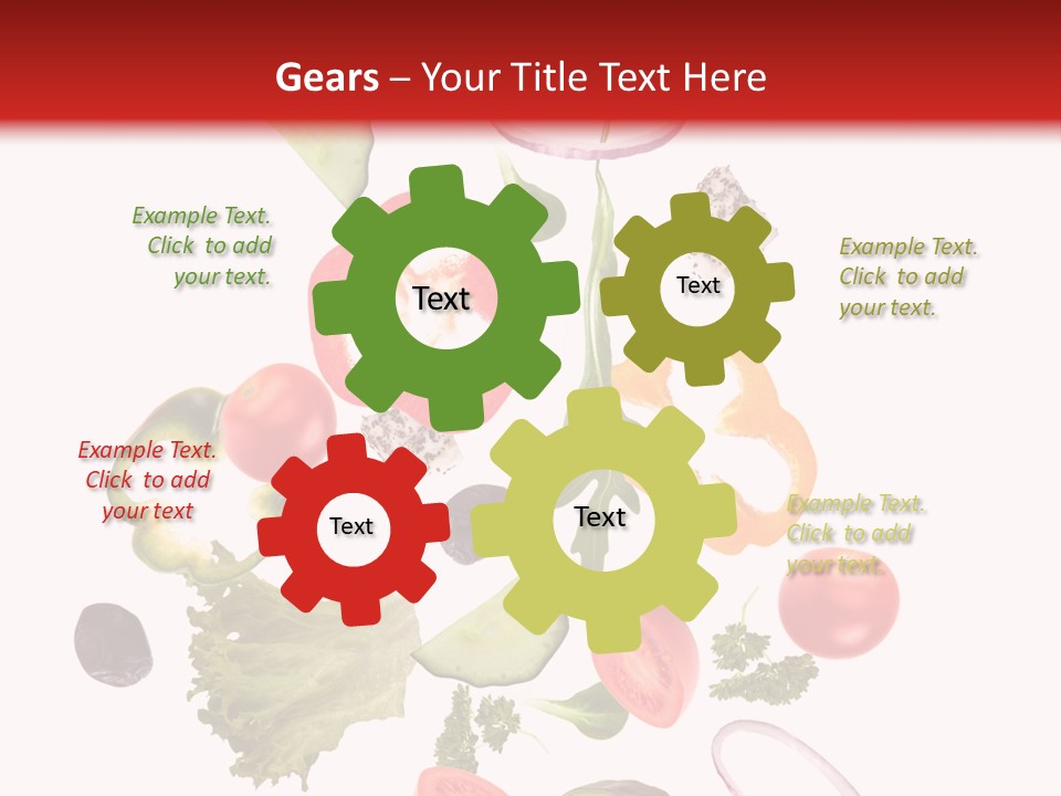 Healthy Fresh Menu PowerPoint Template