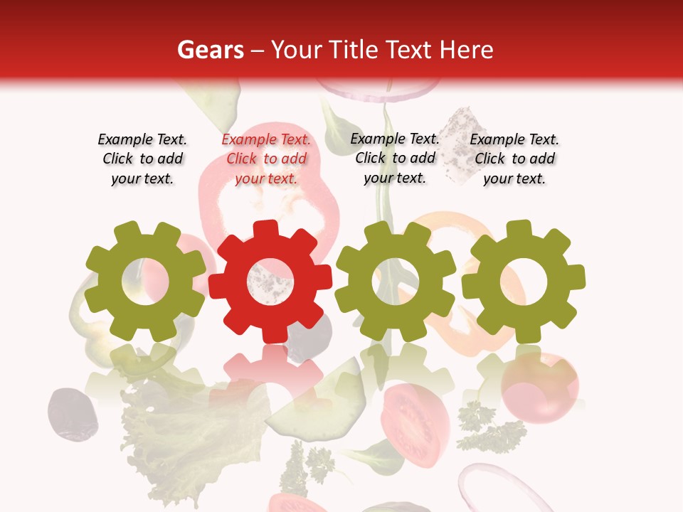 Healthy Fresh Menu PowerPoint Template