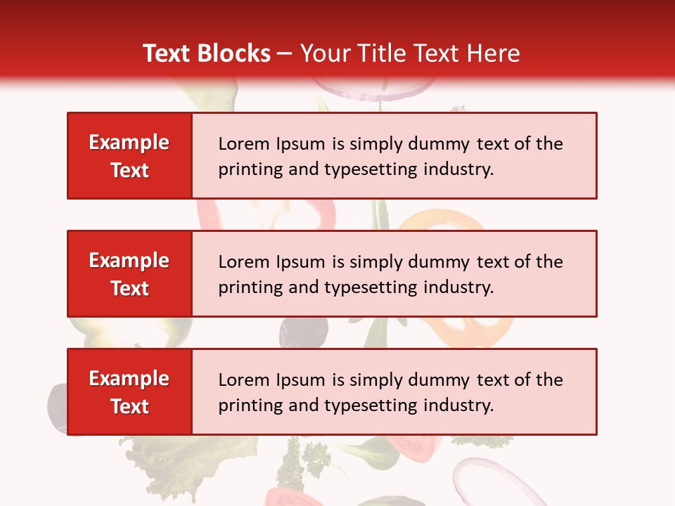 Healthy Fresh Menu PowerPoint Template