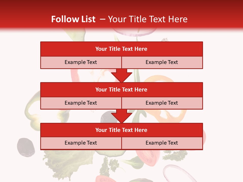 Healthy Fresh Menu PowerPoint Template