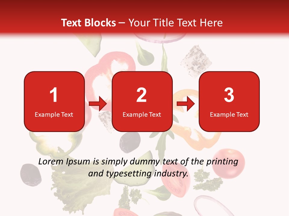 Healthy Fresh Menu PowerPoint Template