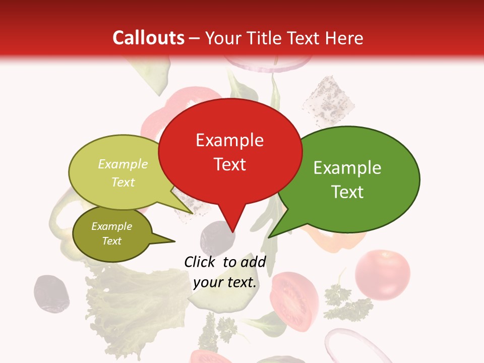 Healthy Fresh Menu PowerPoint Template