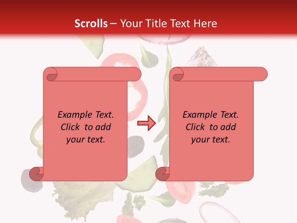 Healthy Fresh Menu PowerPoint Template
