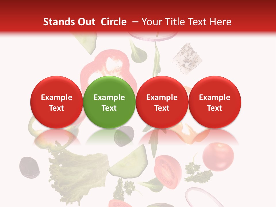 Healthy Fresh Menu PowerPoint Template