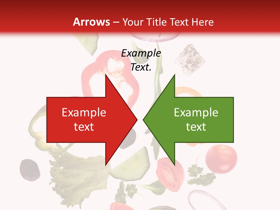 Healthy Fresh Menu PowerPoint Template
