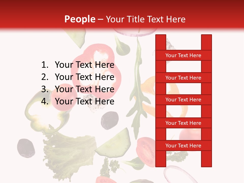 Healthy Fresh Menu PowerPoint Template