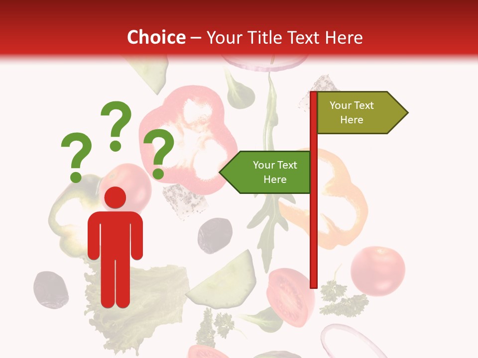 Healthy Fresh Menu PowerPoint Template
