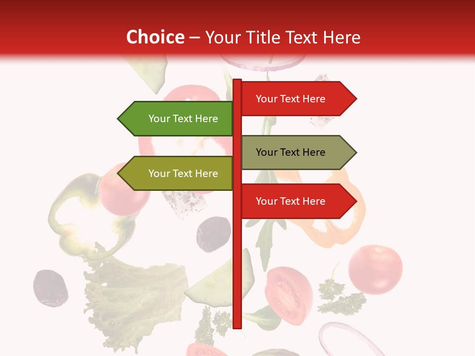 Healthy Fresh Menu PowerPoint Template