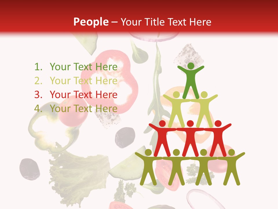 Healthy Fresh Menu PowerPoint Template