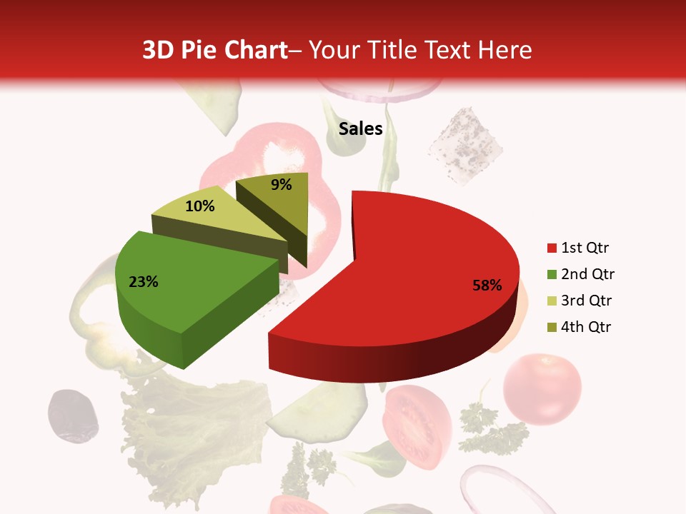 Healthy Fresh Menu PowerPoint Template