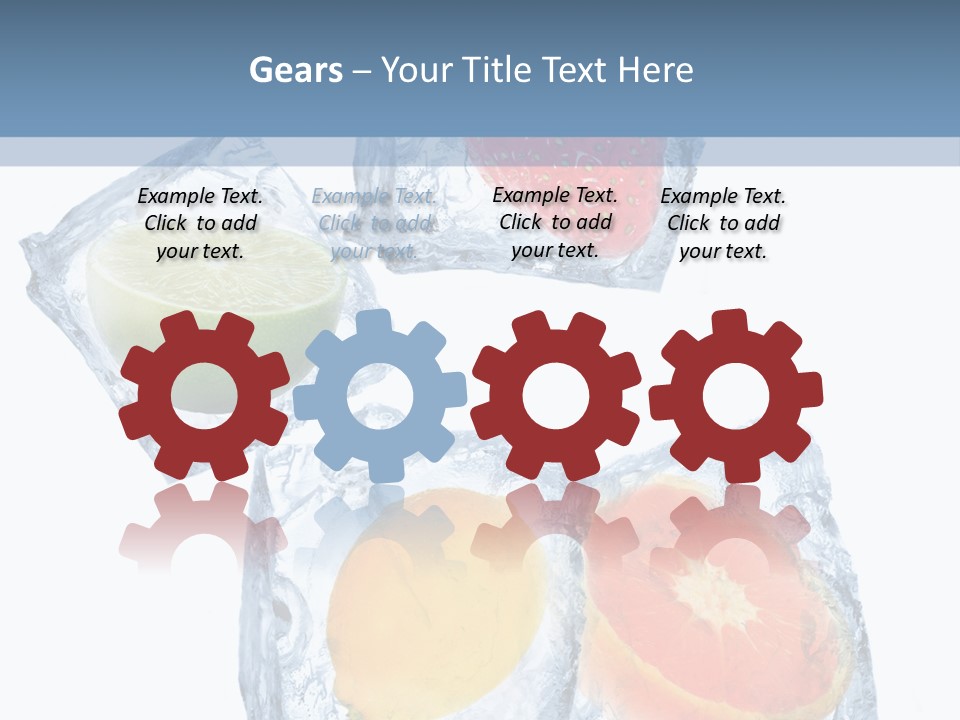 Solid Freshness Melting PowerPoint Template