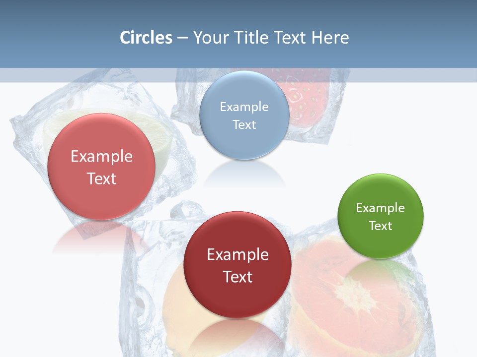 Solid Freshness Melting PowerPoint Template