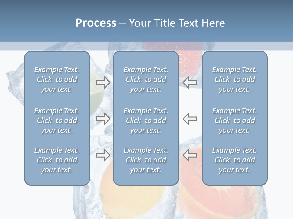 Solid Freshness Melting PowerPoint Template