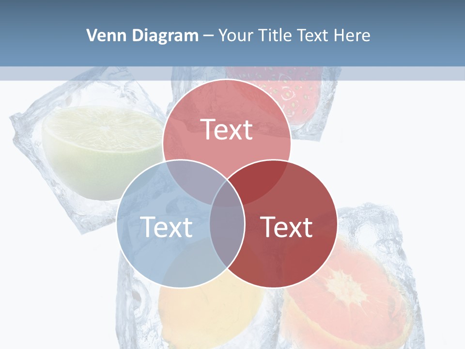 Solid Freshness Melting PowerPoint Template