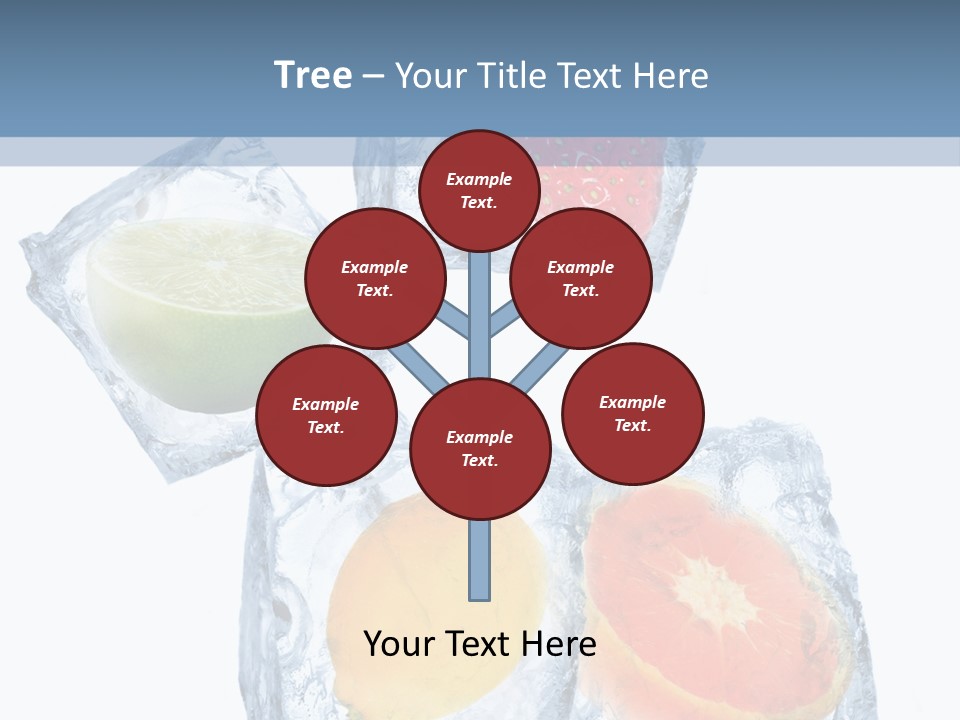 Solid Freshness Melting PowerPoint Template