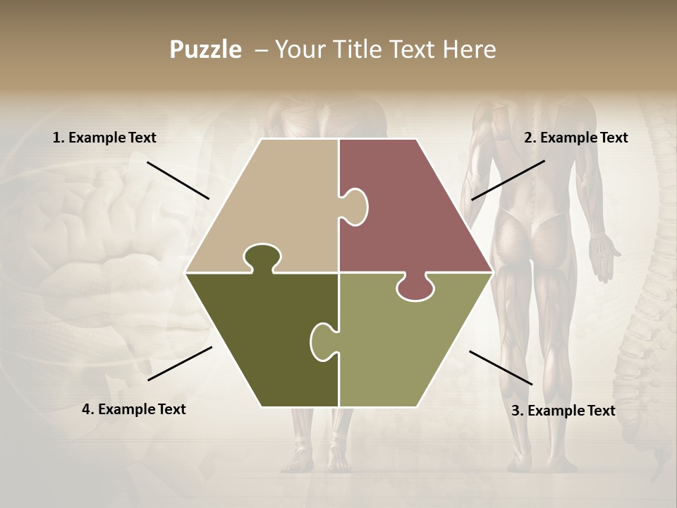 Stomach Injury Posture PowerPoint Template