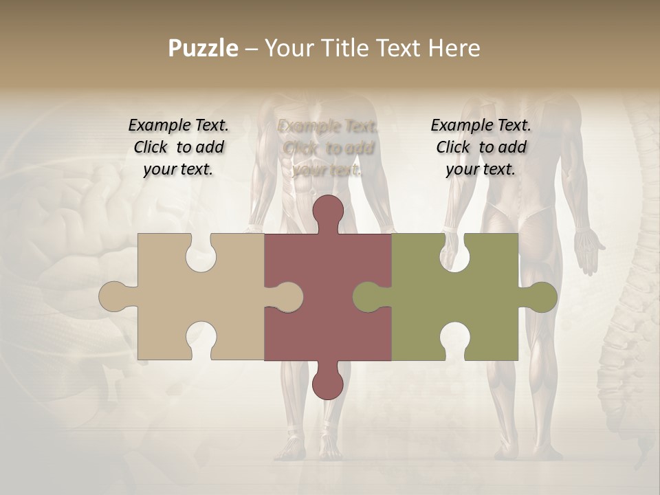 Stomach Injury Posture PowerPoint Template