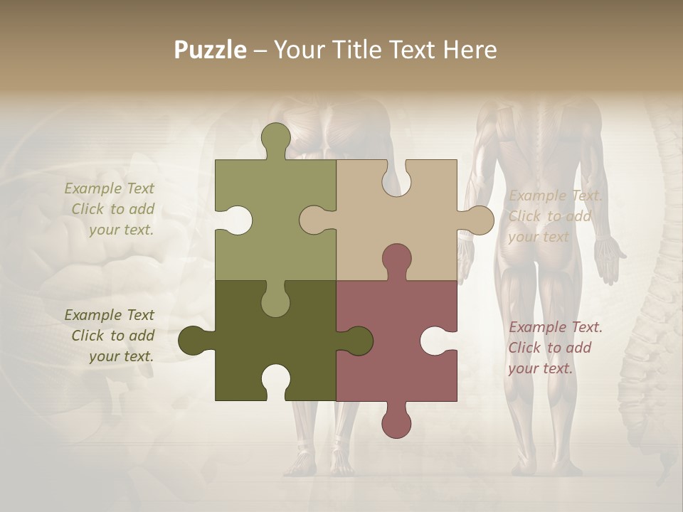 Stomach Injury Posture PowerPoint Template