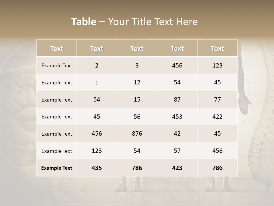 Stomach Injury Posture PowerPoint Template