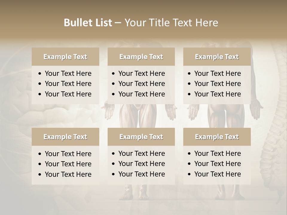 Stomach Injury Posture PowerPoint Template