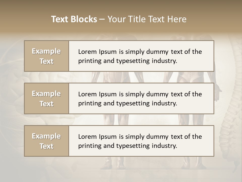 Stomach Injury Posture PowerPoint Template