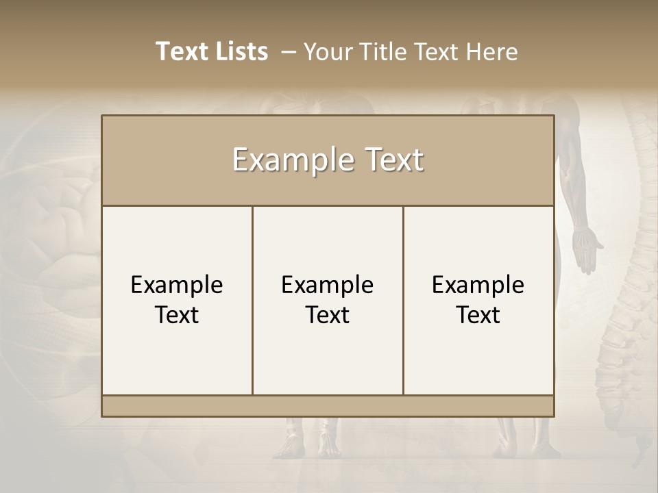Stomach Injury Posture PowerPoint Template