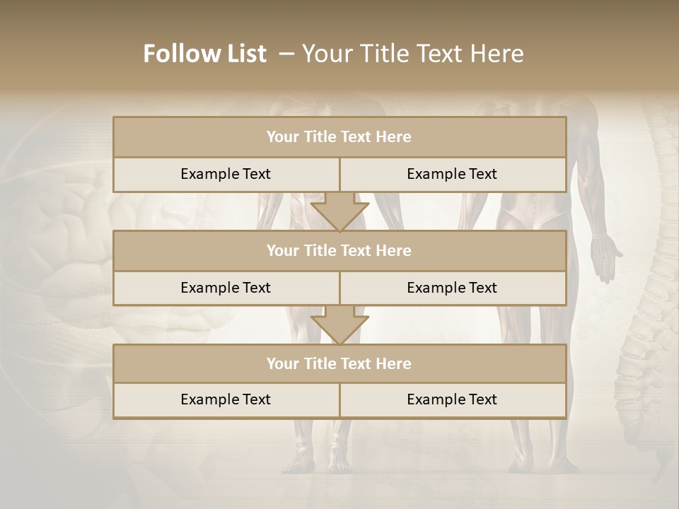 Stomach Injury Posture PowerPoint Template