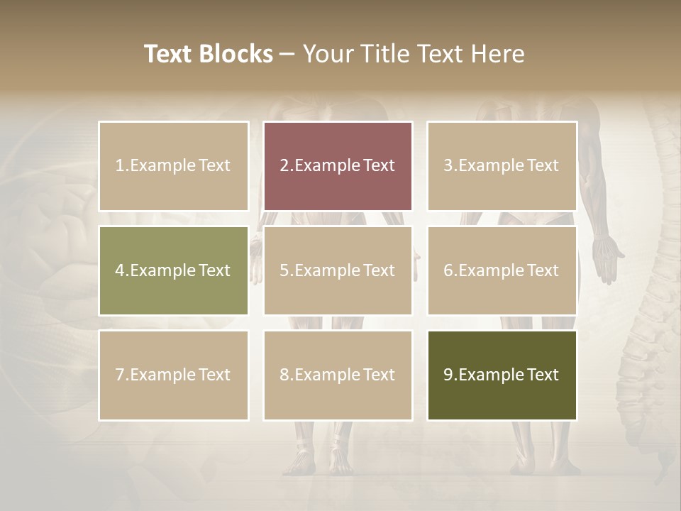 Stomach Injury Posture PowerPoint Template