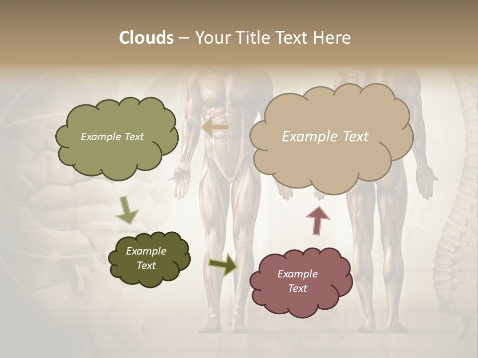 Stomach Injury Posture PowerPoint Template