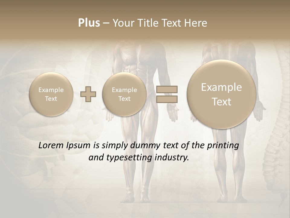 Stomach Injury Posture PowerPoint Template