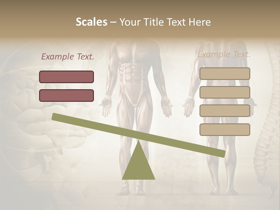 Stomach Injury Posture PowerPoint Template
