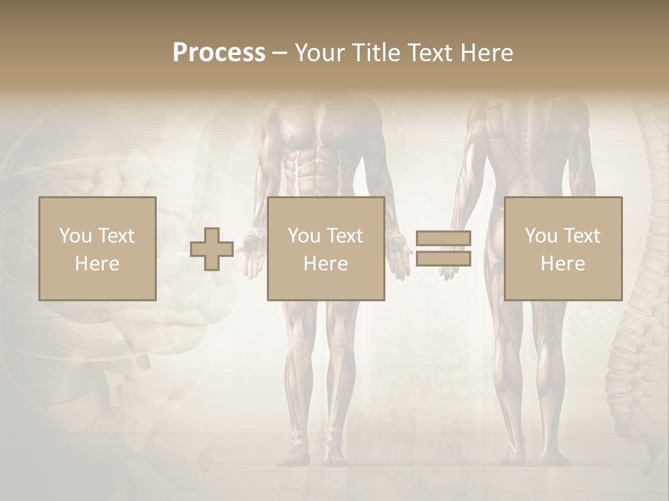 Stomach Injury Posture PowerPoint Template