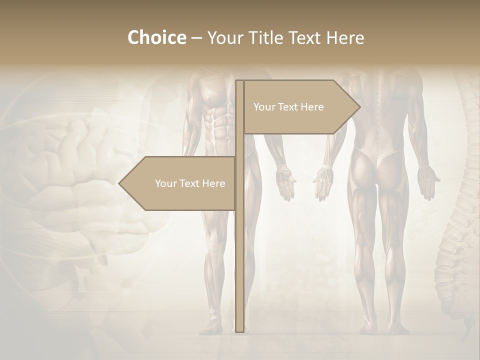 Stomach Injury Posture PowerPoint Template