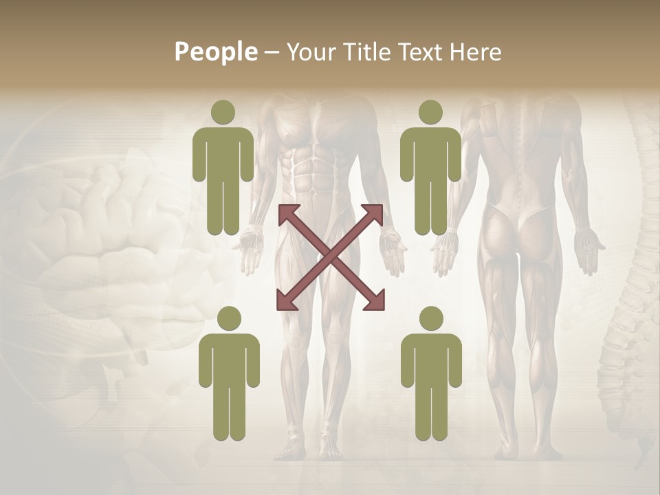 Stomach Injury Posture PowerPoint Template