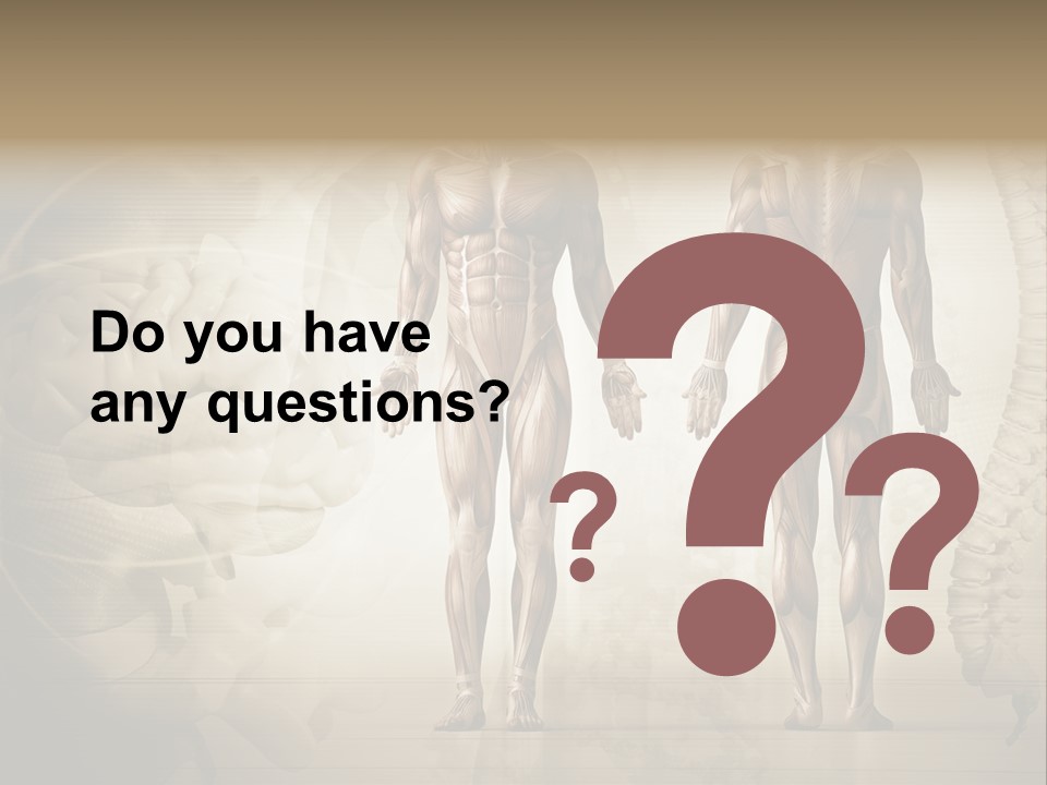 Stomach Injury Posture PowerPoint Template