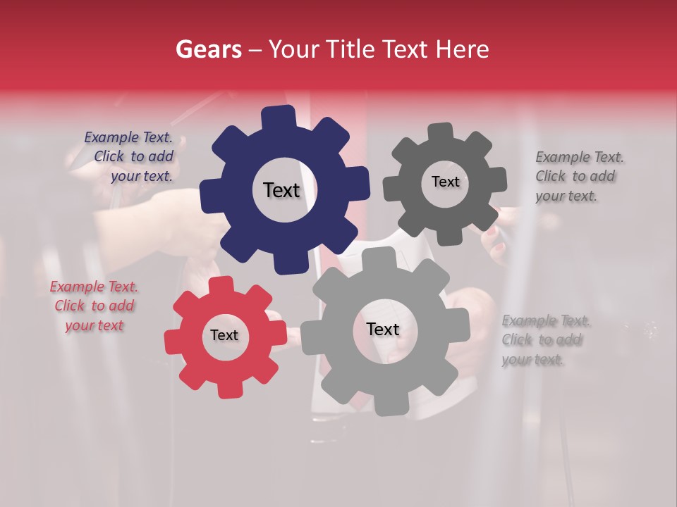 Transmission Corporate Hand PowerPoint Template