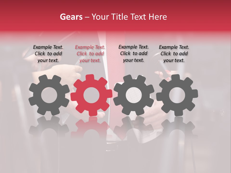 Transmission Corporate Hand PowerPoint Template