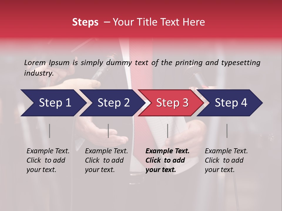 Transmission Corporate Hand PowerPoint Template