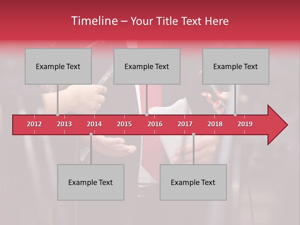 Transmission Corporate Hand PowerPoint Template
